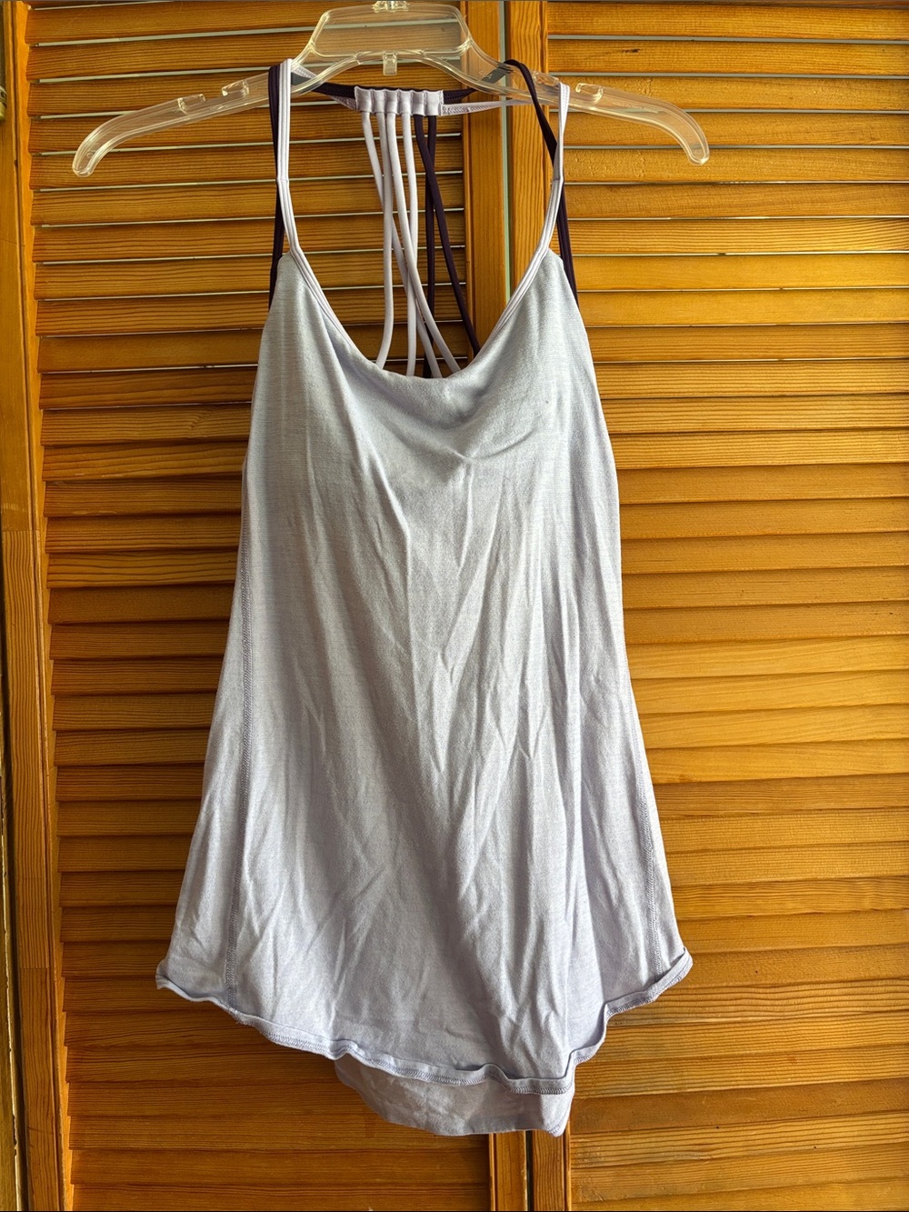 lululemon athletica Light Purple Strappy Back Workout Tank